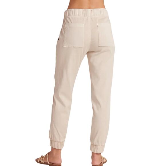 Bella Dahl Pocket Jogger Tencel Pant Stone Gray Womens M Minimalist Quiet Luxury - Picture 2 of 12